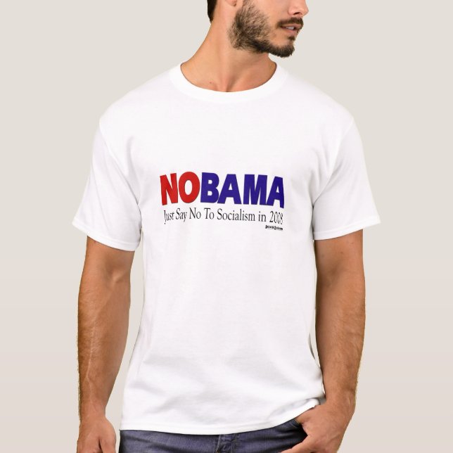 T-shirt de NObama - customisé (Devant)