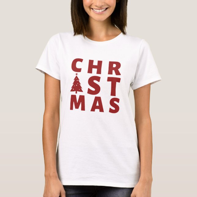 T-Shirt de Noël (Devant)