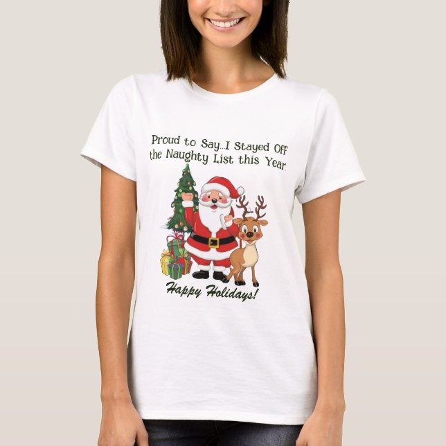 T-shirt de Noël amusant (Devant)