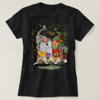 T-shirt de Noël Cadeau heureux chanter couple nonn