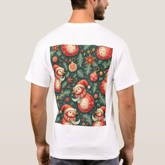 t-shirt de noël chaud