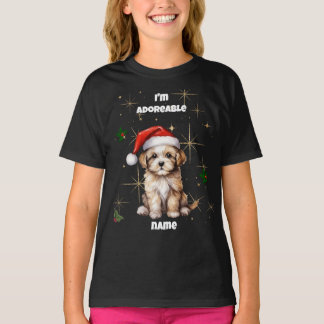 T-shirt de Noël chiot