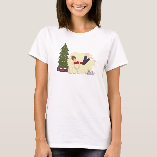 T-shirt de Noël chronique (Devant)