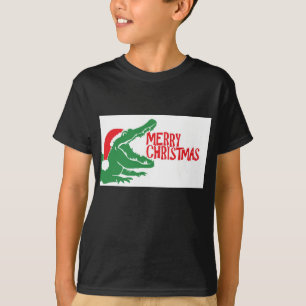 T-shirt de Noël d'alligator