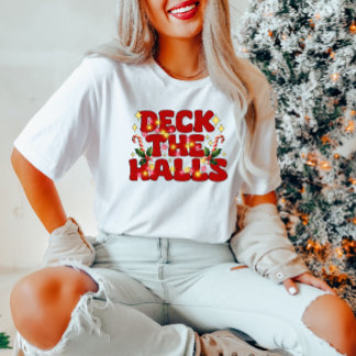 T-Shirt De Noël Dans Les Halls