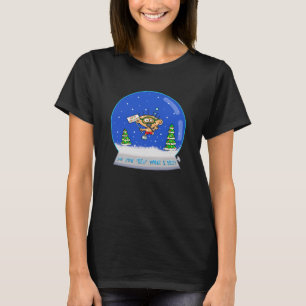 T-shirt de Noël dans Snowglobe des femmes "Jimmy"