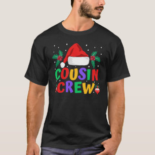 T-shirt de Noël de l'équipage Cousin