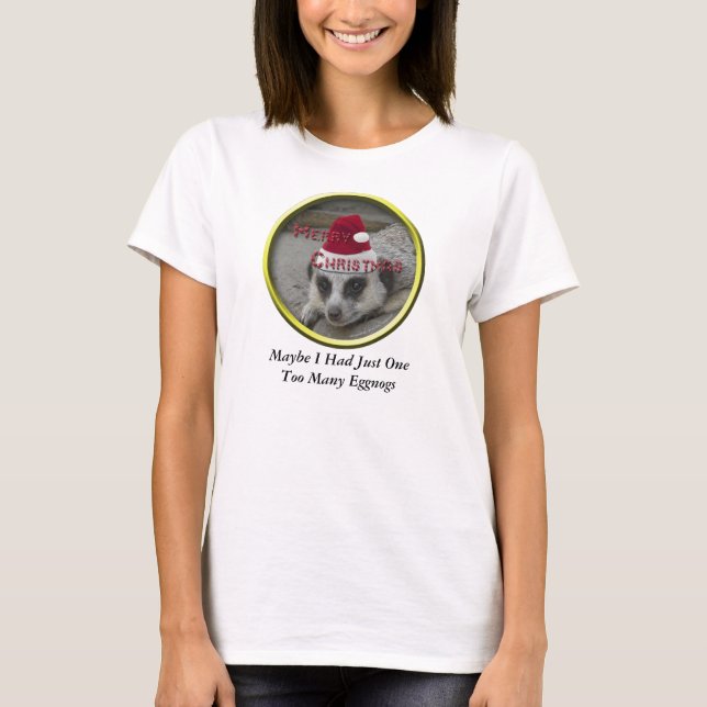 T-shirt de Noël de Meerkat (Devant)