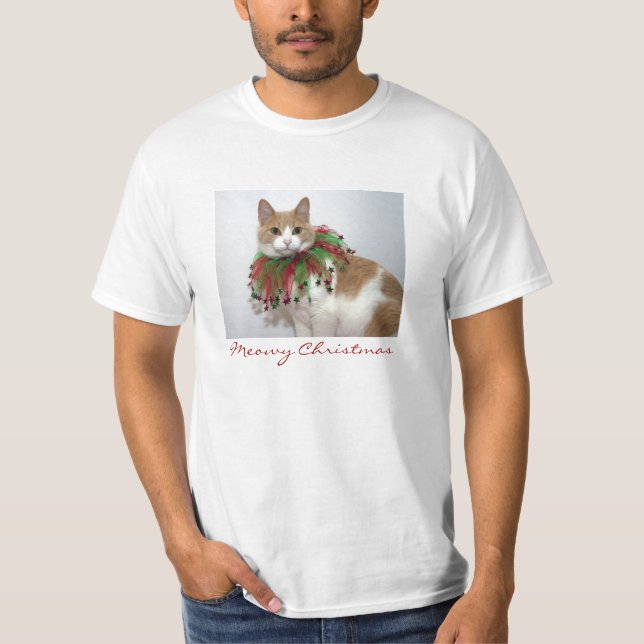 T-shirt de Noël de Meowy (Devant)