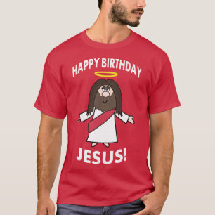 T-shirt de Noël de Noël de Jésus de joyeux