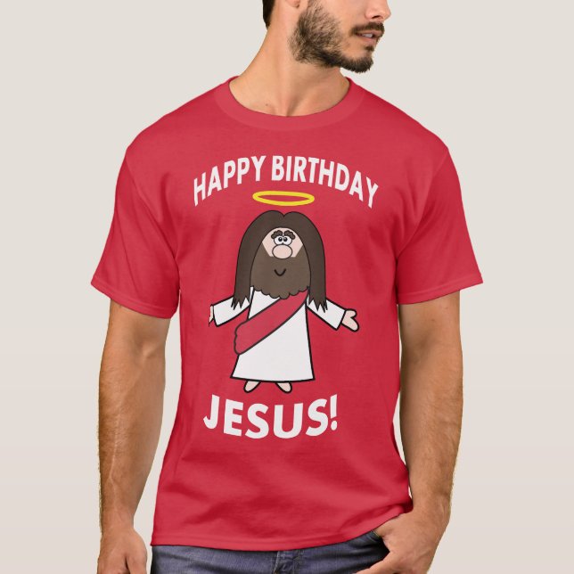 T-shirt de Noël de Noël de Jésus de joyeux (Devant)