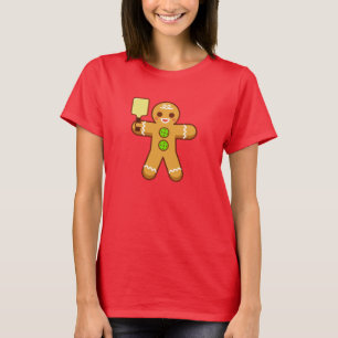 T-shirt de Noël de Pickleball - Gingerbreadman