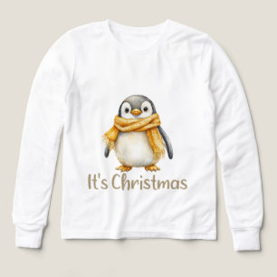 T-shirt de Noël de pingouin