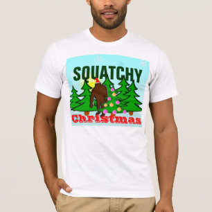 T-shirt de Noël de Squatchy
