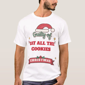 T-shirt de Noël drôle de Père Noël coupable