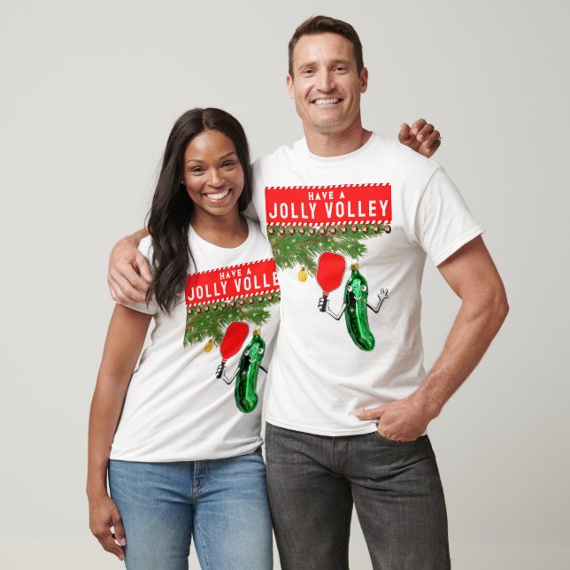T-shirt de Noël drôle de pickleball (Unisexe)