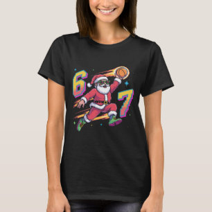 T-shirt de Noël drôle de Santa pour les 67 ans d'h