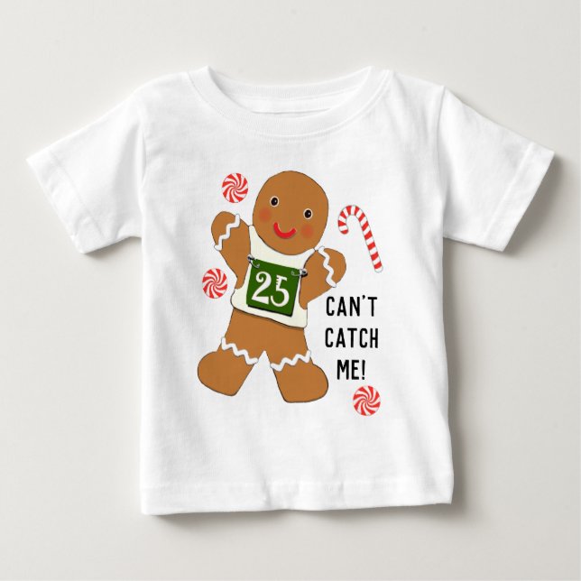 T-shirt de Noël drôle pour bébé (Devant)