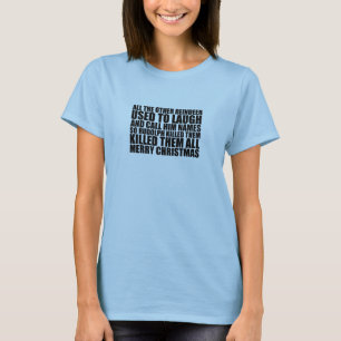 T-shirt de Noël du T-shirt Snarky de Rudolph de