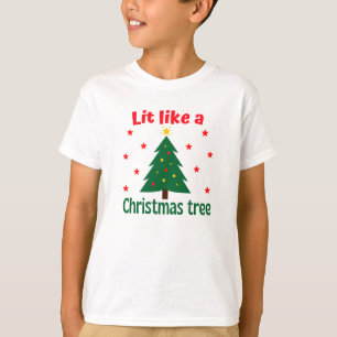 T-Shirt De Noël En Arbre De Noël