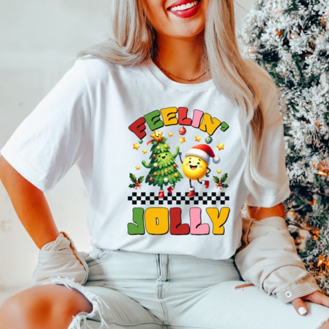T-shirt de Noël Feelin Jolly (Créateur téléchargé)