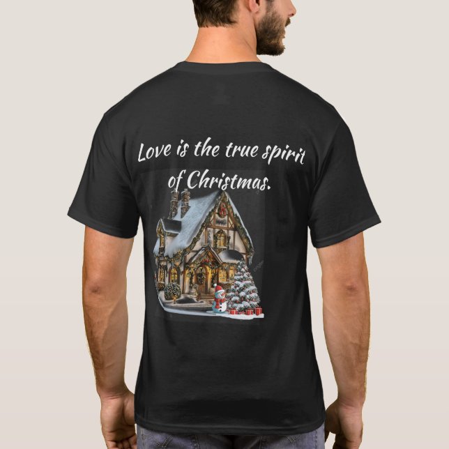 T-Shirt de Noël Festif - Cheer de Fête (Dos)