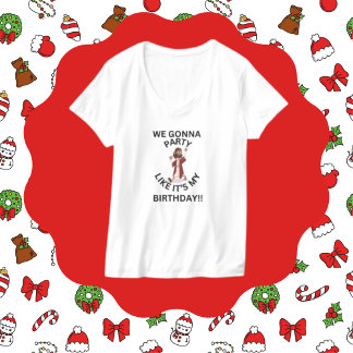 T-shirt de Noël - Fête comme son anniversaire