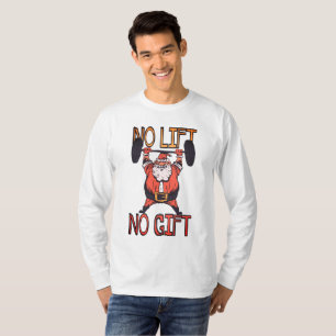 T-shirt de Noël Fitness - Pas de levée, pas de cad