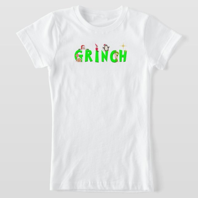 T-shirt de Noël Grinch (Poser)