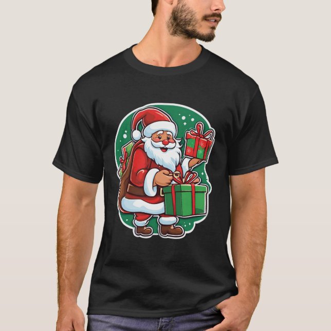 T-shirt de Noël Homme - Festive & Fun Holiday Te (Devant)