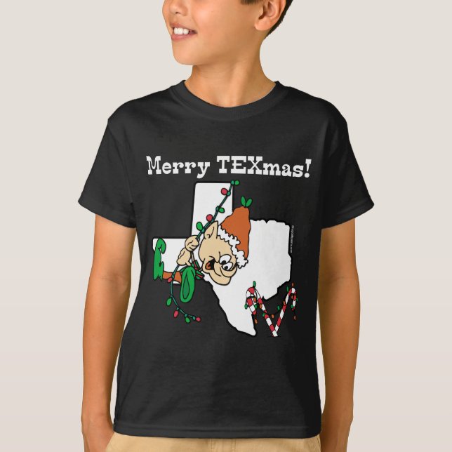 T-shirt de Noël Joyeux Texmas (Devant)