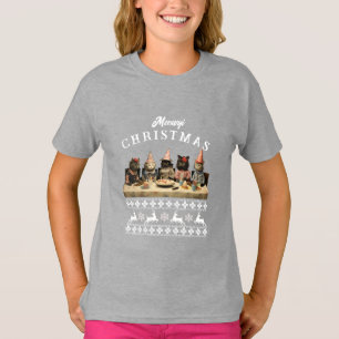 T-shirt de Noël Meowy
