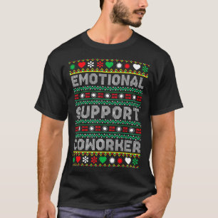 T-shirt de Noël moche drôle pour collègue de souti