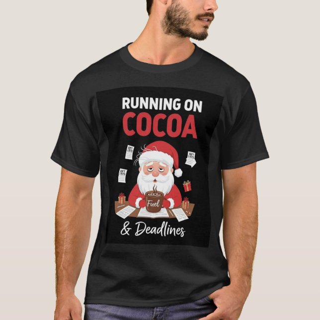T-shirt de Noël moderne et drôle | Design de Père  (Devant)