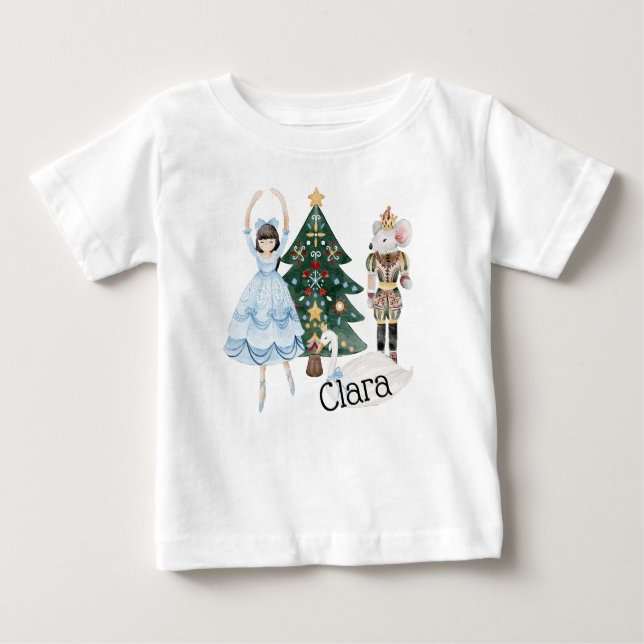 T-shirt de Noël Nutcracker avec Clara (Devant)