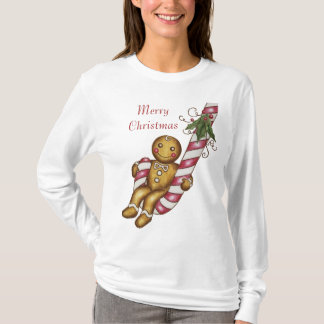 T-shirt de Noël Pain d'épices Joyeux Noël