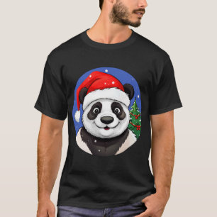 T-Shirt de Noël Pandas