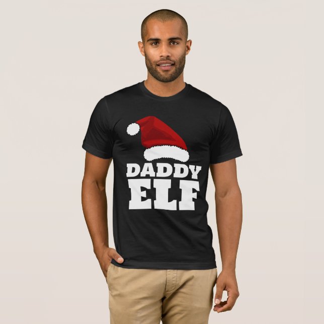 T-SHIRT DE NOËL PAPA LUTIN PAPA (Devant entier)