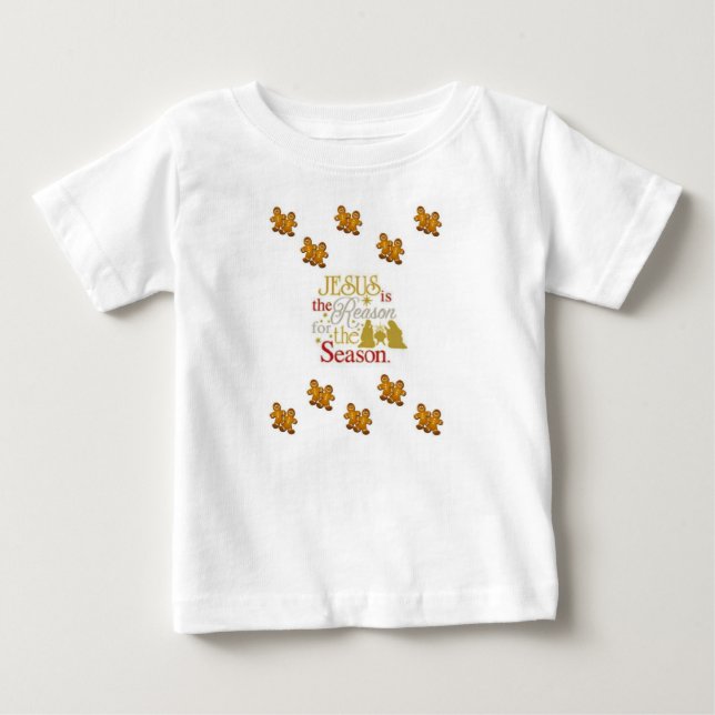 T-Shirt de Noël pour bébé (Devant)