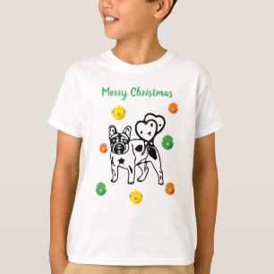 T-shirt de Noël pour Bouledogue français