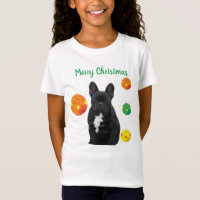 T-shirt de Noël pour Bouledogues Français