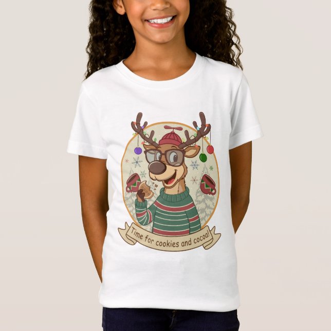 T-Shirt de Noël pour Enfants (Devant)