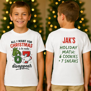 T-shirt de Noël pour garçons Fanny - Tendance 6•7