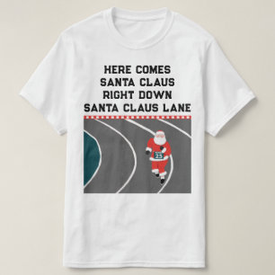 T-Shirt de Noël pour la course sur piste et athlét