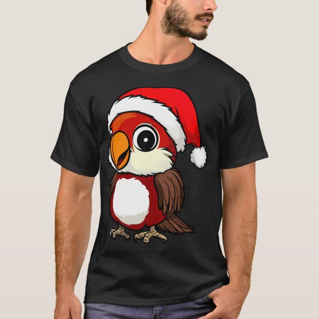 T-Shirt de Noël pour perroquet (Devant)