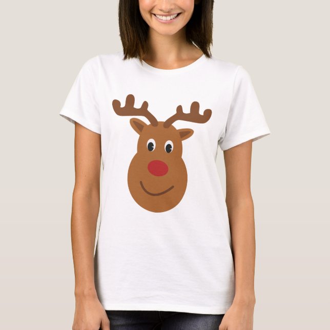 T-shirt de Noël Rennes (Devant)