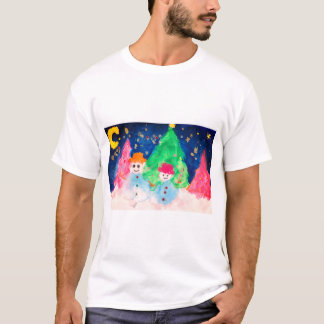 T-shirt de Noël Snowman