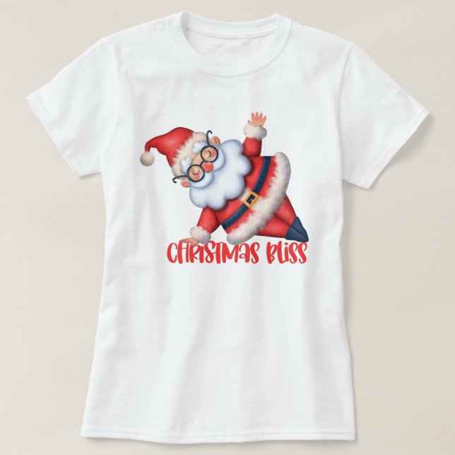 T-Shirt de Noël Zen Père Noël (Design devant)