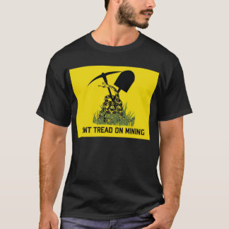 T-shirt de noir de drapeau de mineurs