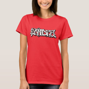 T-shirt de nom de graffiti de Sandra